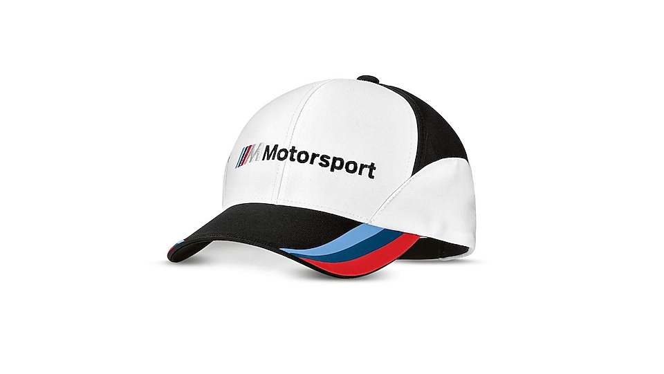 Bielo-čierna čiapka s logom BMW M